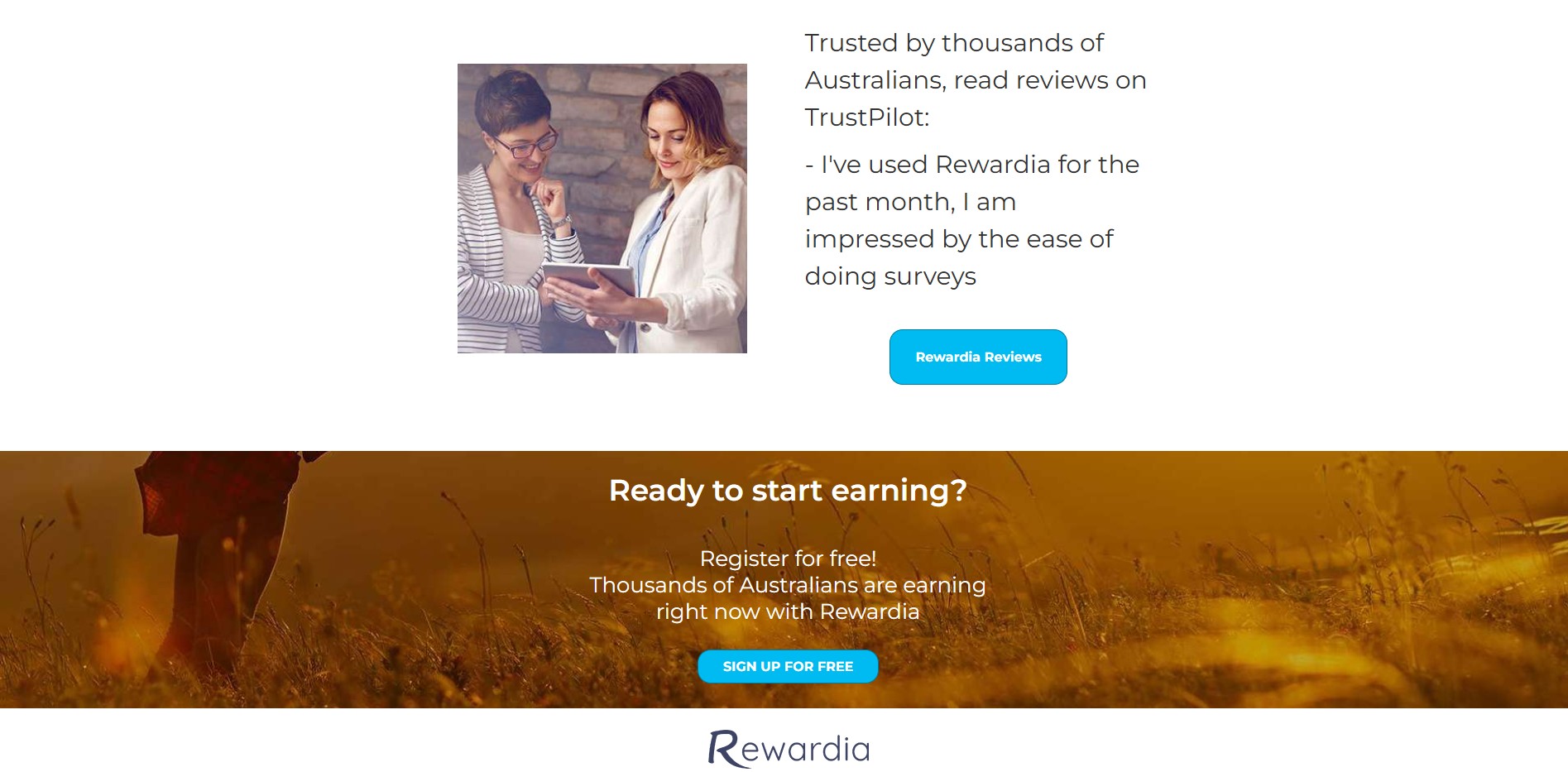 rewardia survey au